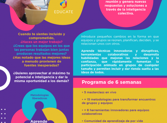 TÉCNICAS Y HERRAMIENTAS PARA FACILITACIÓN DE EQUIPOS