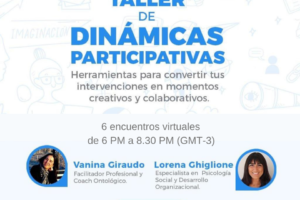 TALLER DINÁMICAS PARTICIPATIVAS 4ta Edición